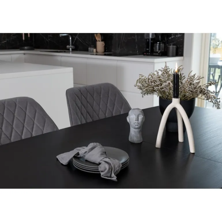 Inca t Spisebordssæt - Sort og Grå