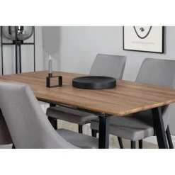 Inca t Spisebordssæt - Sort, Grå og Natur