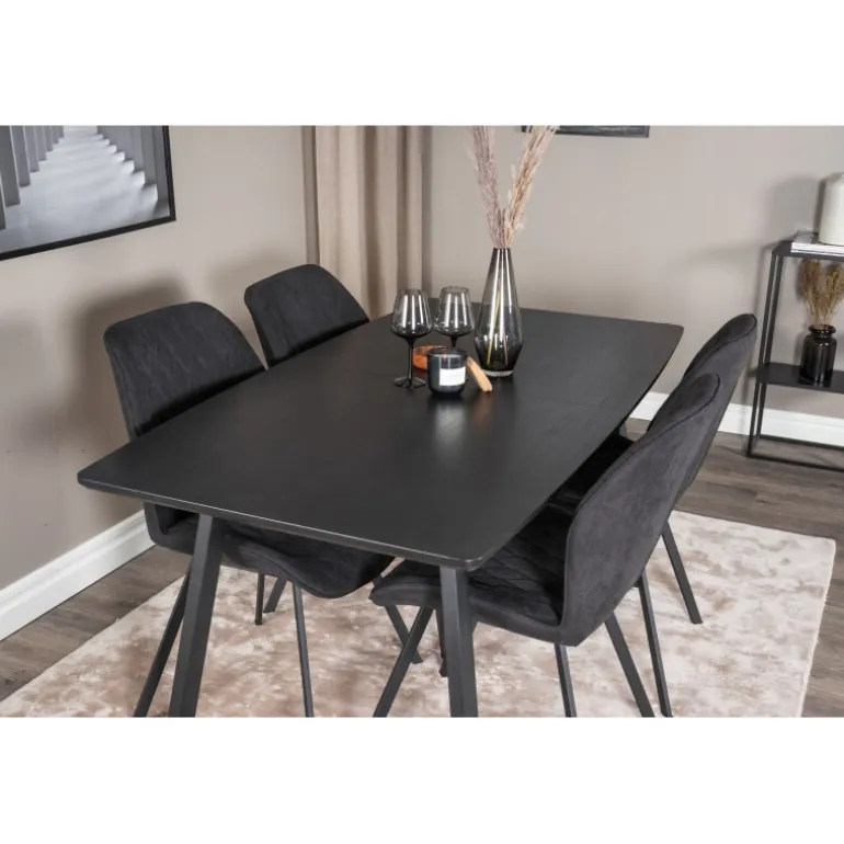 Inca t Spisebordssæt - Sort