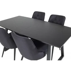 Inca t Spisebordssæt - Sort