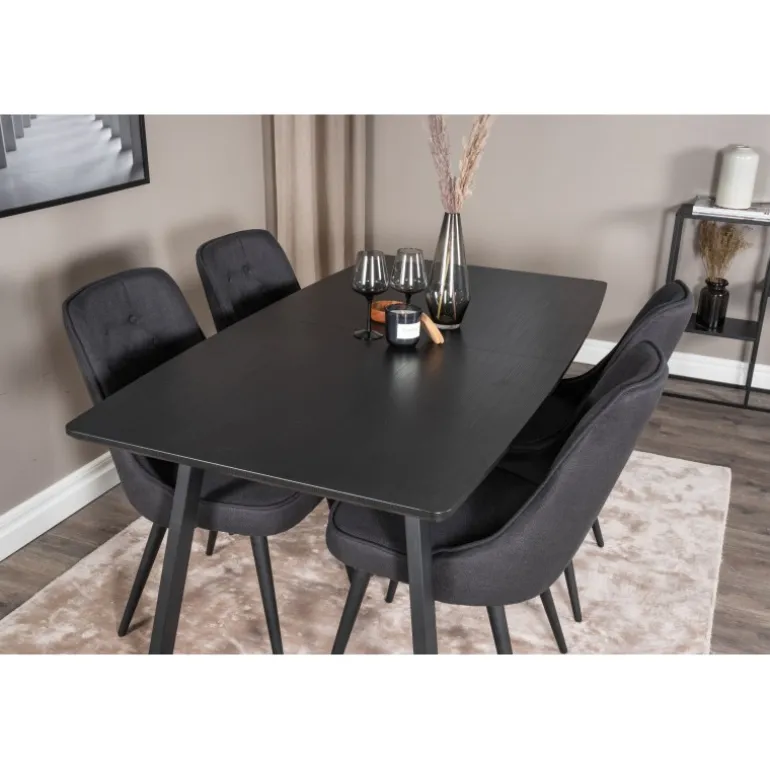 Inca t Spisebordssæt - Sort