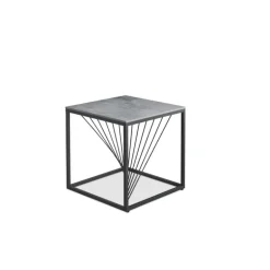 INFINITY 2 KWADRAT, sofabord, Grå marmor