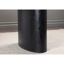 Isolde Ovalt spisebord 180 x 90 cm - Sort