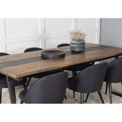 Jakarta e Spisebordssæt - Sort og Natur