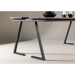 Jakarta Spisebord - Sort og Mørk Natur