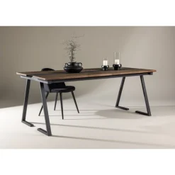 Jakarta Spisebord - Sort og Mørk Natur