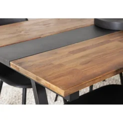 Jakarta Spisebordssæt - Sort og Natur