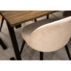 Jakarta t Spisebordssæt - Beige, Sort og Natur