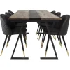 Jakarta t Spisebordssæt - Sort og Natur