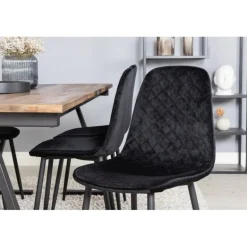 Jakarta t Spisebordssæt - Sort og Natur