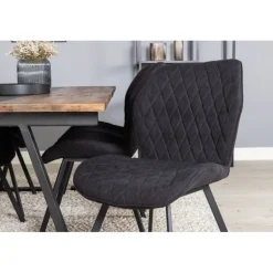 Jakarta t Spisebordssæt - Sort og Natur