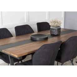 Jakarta t Spisebordssæt - Sort og Natur