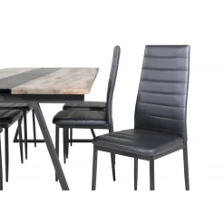 Jakarta t Spisebordssæt - Sort og Natur