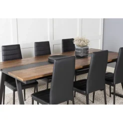 Jakarta t Spisebordssæt - Sort og Natur