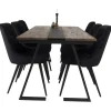 Jakarta t Spisebordssæt - Sort og Natur
