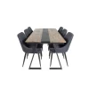 Jakarta t Spisebordssæt - Sort og Natur