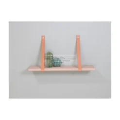 Jakob hylde 65x22 i hvid olieret egetræ