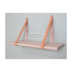 Jakob hylde 65x22 i hvid olieret egetræ