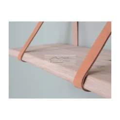 Jakob hylde 85x22 i hvid olieret egetræ