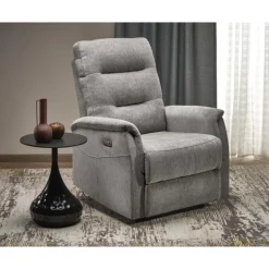 JAMAL lænestol, - Grå