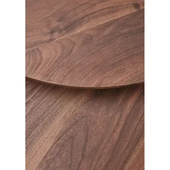 JAVA sæt af 2 sofaborde - Valnød / Sort