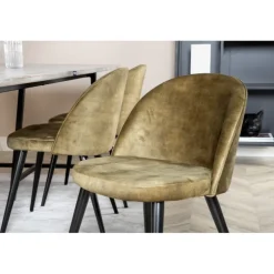 Jepara e Spisebordssæt - Sort og Grøn og - Grå