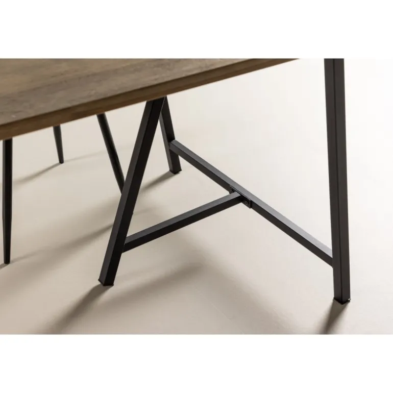 Jepara Spisebord - Sort og Grå