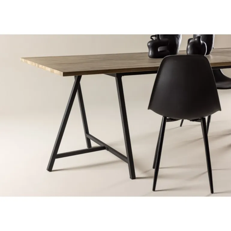 Jepara Spisebord - Sort og Grå