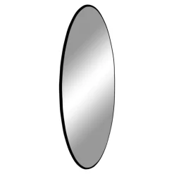 Jersey Spejl - Spejl med ramme i sort Ø100 cm