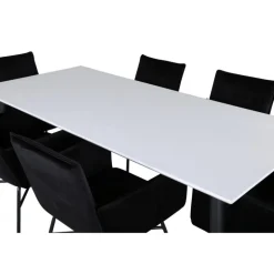 Jimmy e Spisebordssæt - Sort og Hvid