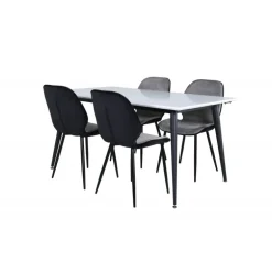 Jimmy Spisebordssæt - Sort og Hvid