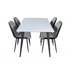 Jimmy Spisebordssæt - Sort og Hvid