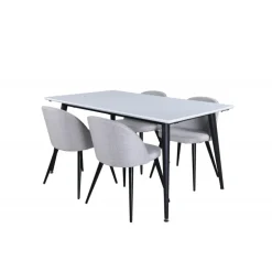 Jimmy Spisebordssæt - Sort og Grå