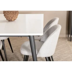 Jimmy Spisebordssæt - Sort og Grå