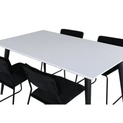 Jimmy Spisebordssæt - Sort og Hvid