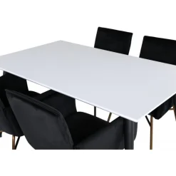 Jimmy Spisebordssæt - Sort og Hvid