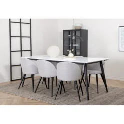 Jimmy Spisebordssæt - Sort og Grå