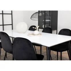 Jimmy Spisestuesæt 195 x 90 med 6 x Polar spisebordstole