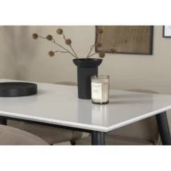 Jimmy t Spisebordssæt - Beige, Sort og Hvid