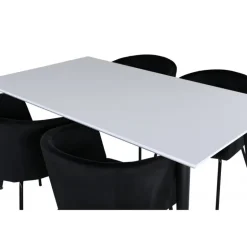 Jimmy t Spisebordssæt - Sort og Hvid