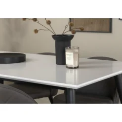 Jimmy t Spisebordssæt - Sort Grå og Hvid