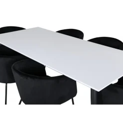 Jimmy t Spisebordssæt - Sort og Hvid