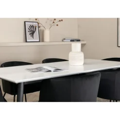 Jimmy t Spisebordssæt - Sort og Hvid