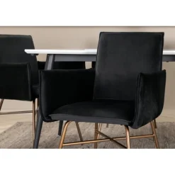 Jimmy t Spisebordssæt - Sort og Hvid