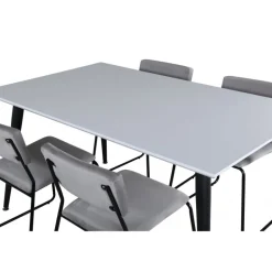 Jimmy t Spisebordssæt - Sort og Lysegrå