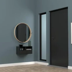 Joliet natbord sort metal