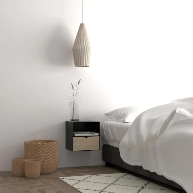 Joliet natbord sort metal