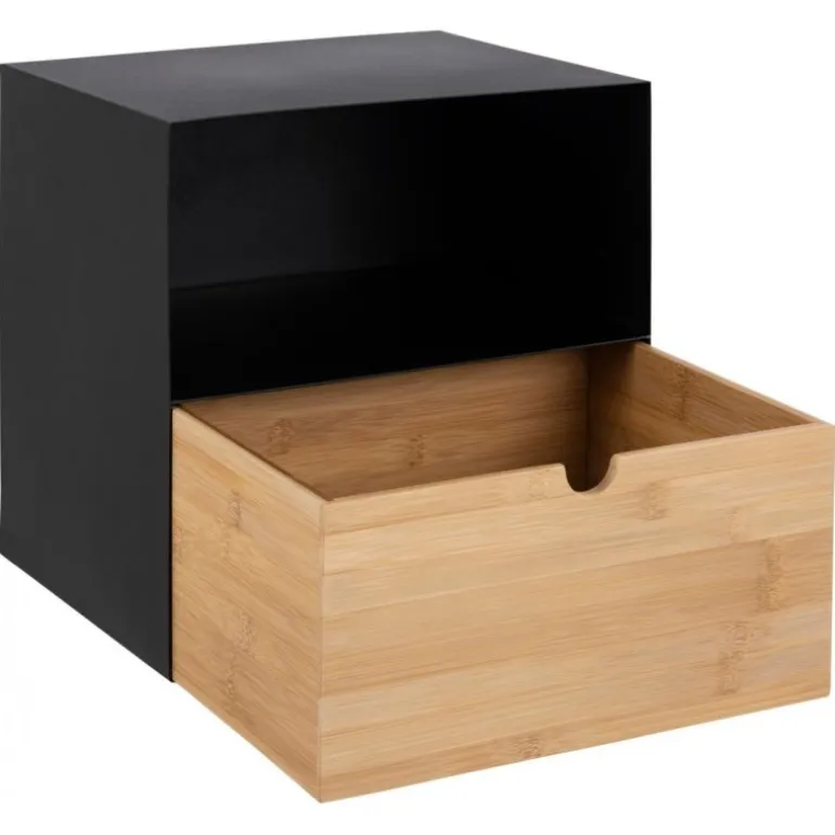 Joliet natbord sort metal