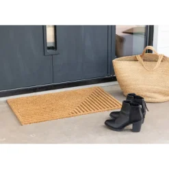 Jon Tæppe 45 x 75 - Sort og Natur