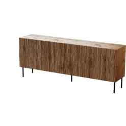 JUNGLE Kommode 190 Wotan Eg Mat/Sort Mat